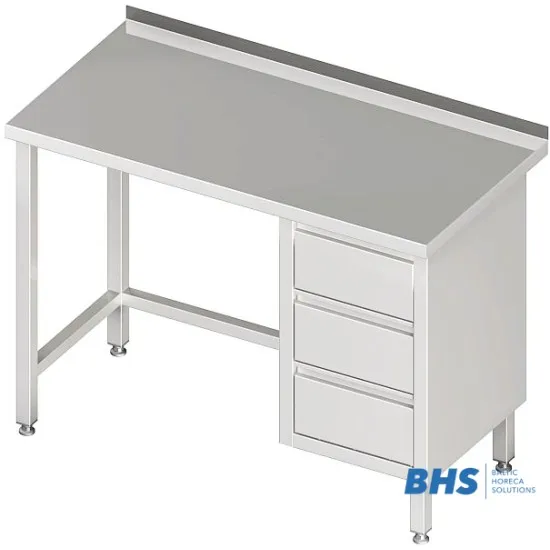 Work Table with Three Drawers
