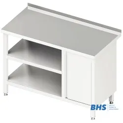 Worktable with Single Door and Two Shelves Stalgast 980536080