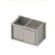 Stainless steel furniture module BHS-HoReCa 943585080F