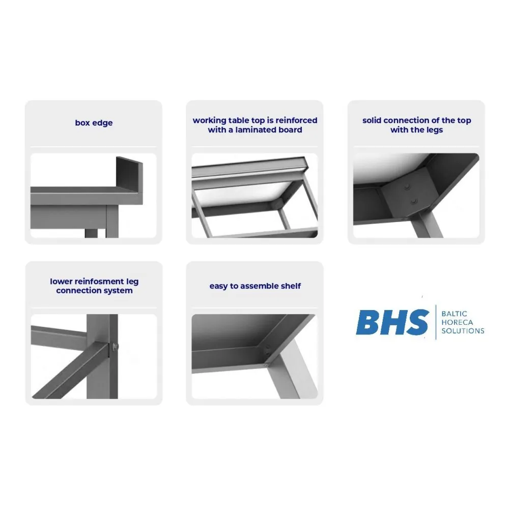 Easy-to-assemble shelf, depth 500 mm GREDIL 951885100