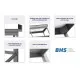 Easy-to-assemble shelf, depth 500 mm GREDIL 951885100