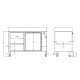 Stainless steel furniture module BHS-HoReCa 983695100K