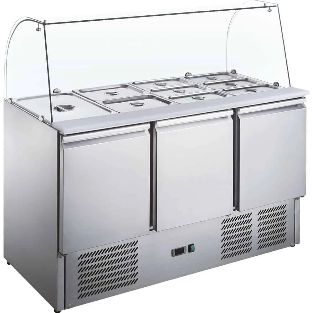 Counter refrigerator table without drawers Stalgast 832232