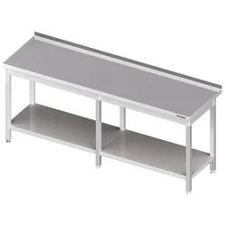 Stainless steel table with shelves Stalgast 980056220