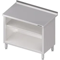 Stainless steel table with shelves Stalgast 980136040