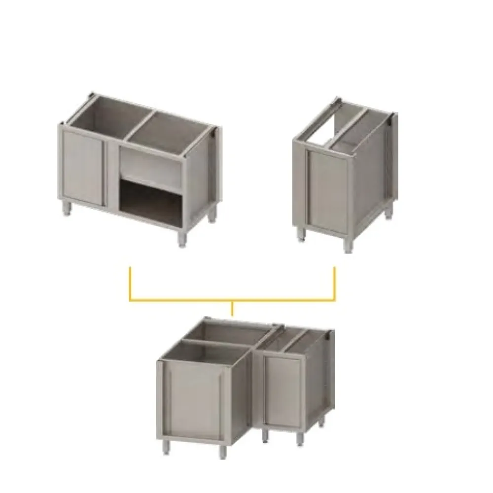 Stainless steel furniture module BHS-HoReCa BX11558