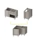 Stainless steel furniture module BHS-HoReCa BX11558