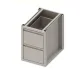 Stainless steel furniture module BHS-HoReCa 943605045F