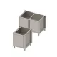 Stainless steel furniture module BHS-HoReCa 983575040K