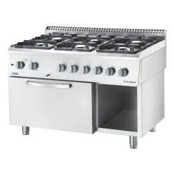 Gas stove with oven Stalgast 9714310
