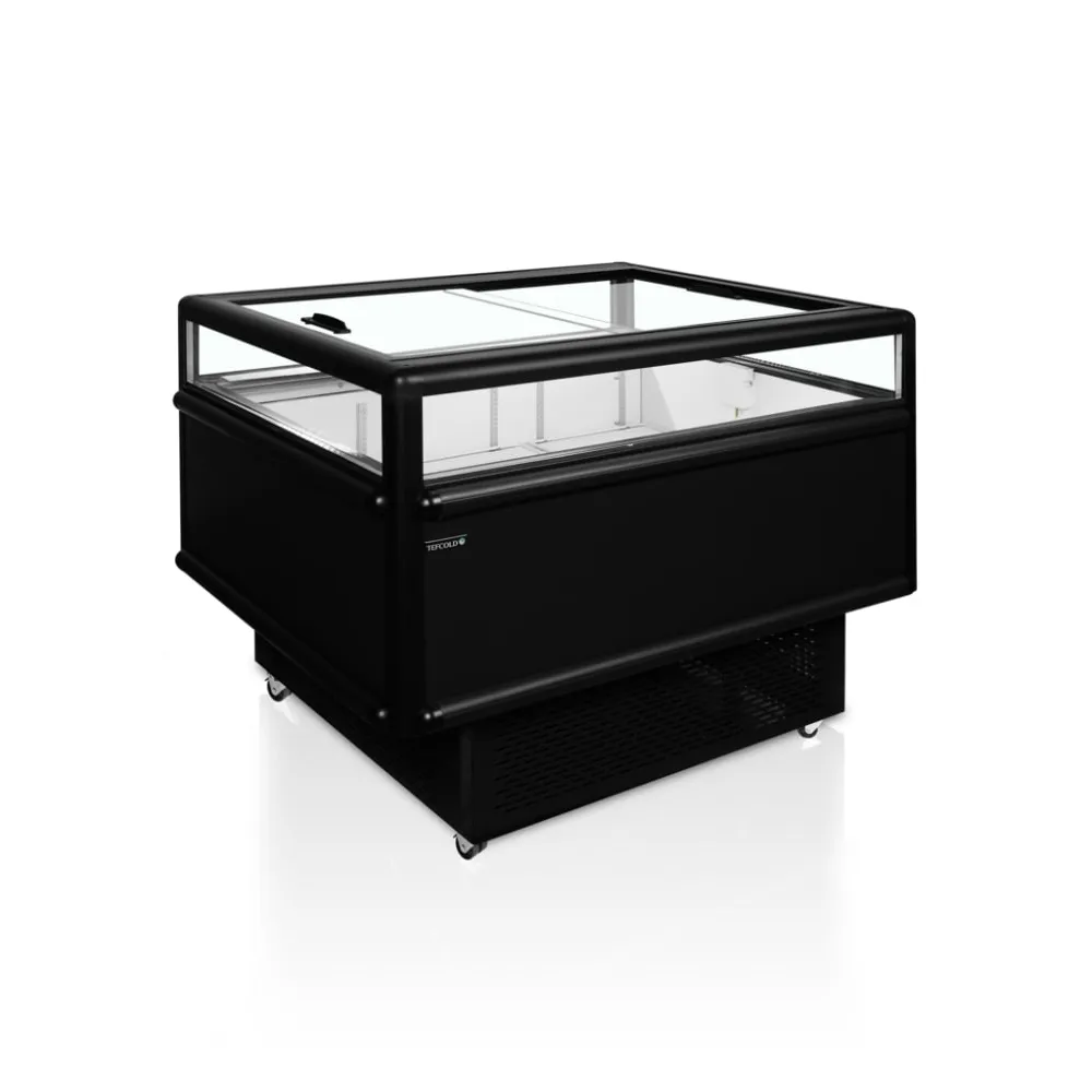 Horizontal impulse display cabinet TEFCOLD UHD201/black