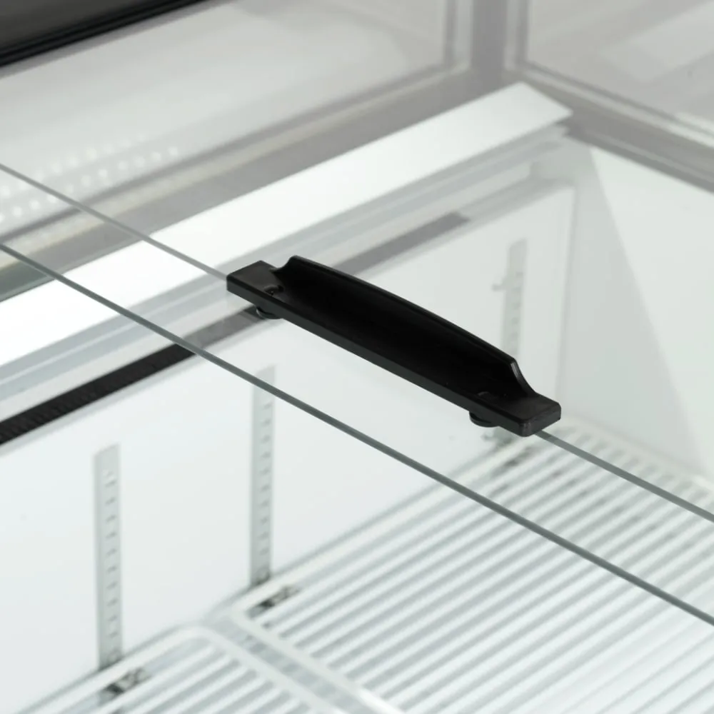 Horizontal impulse display cabinet TEFCOLD UHD201/black