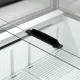 Horizontal impulse display cabinet TEFCOLD UHD201/black