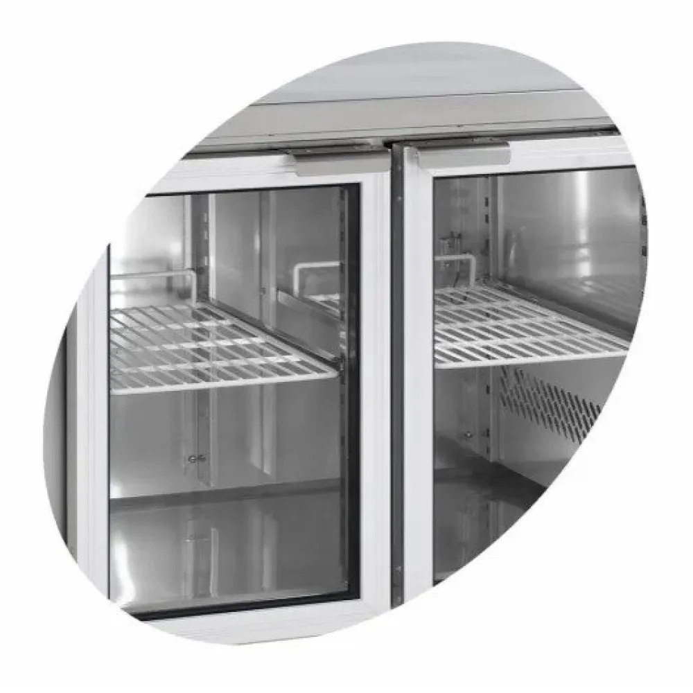 Counter refrigerator table without drawers TEFCOLD CK7210G
