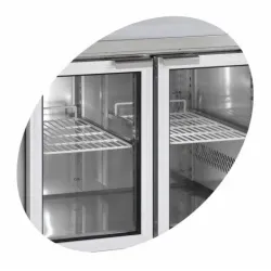 Counter refrigerator table without drawers TEFCOLD CK7210G