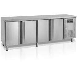 Counter refrigerator table without drawers TEFCOLD CK7410/-SP