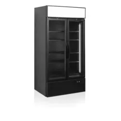 Refrigerated display cabinet TEFCOLD FSC1000H-BLACK