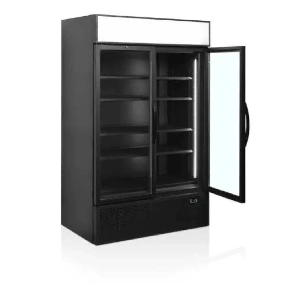 Refrigerated display cabinet TEFCOLD FSC1200H-BLACK