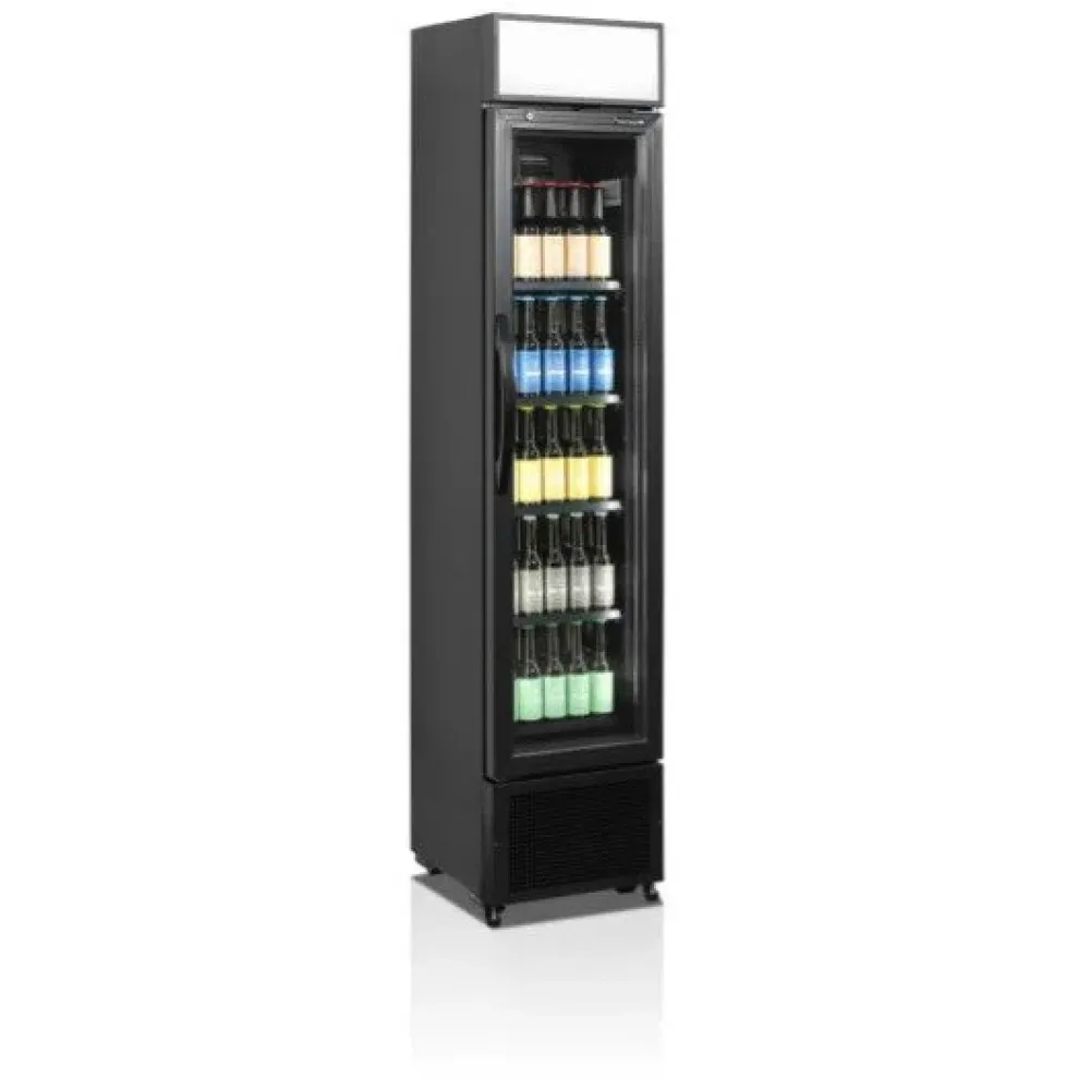 Refrigerated display cabinet TEFCOLD FSC175H-BLACK