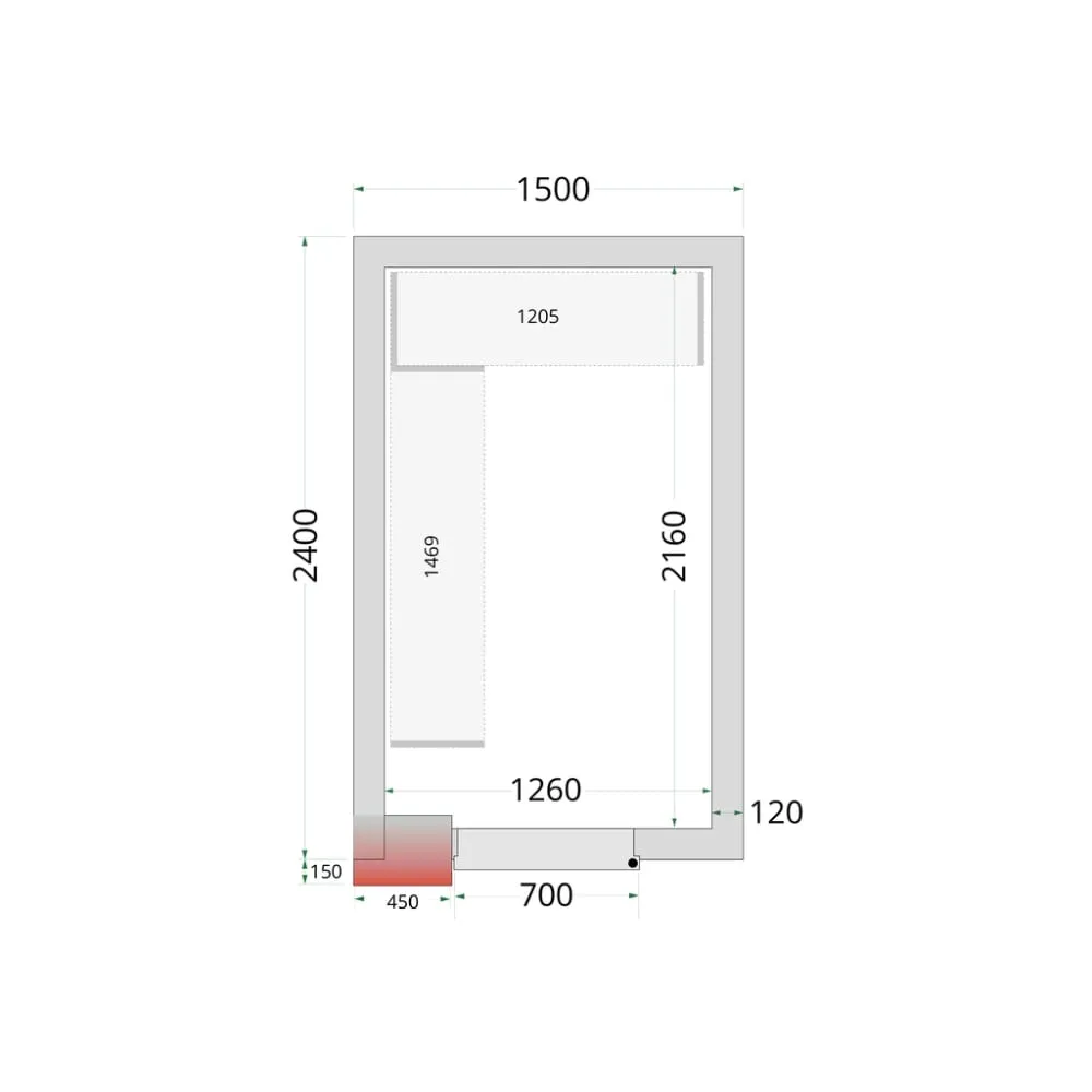 Modular shelving system TEFCOLD 45522
