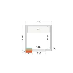 Modular shelving system TEFCOLD 45707