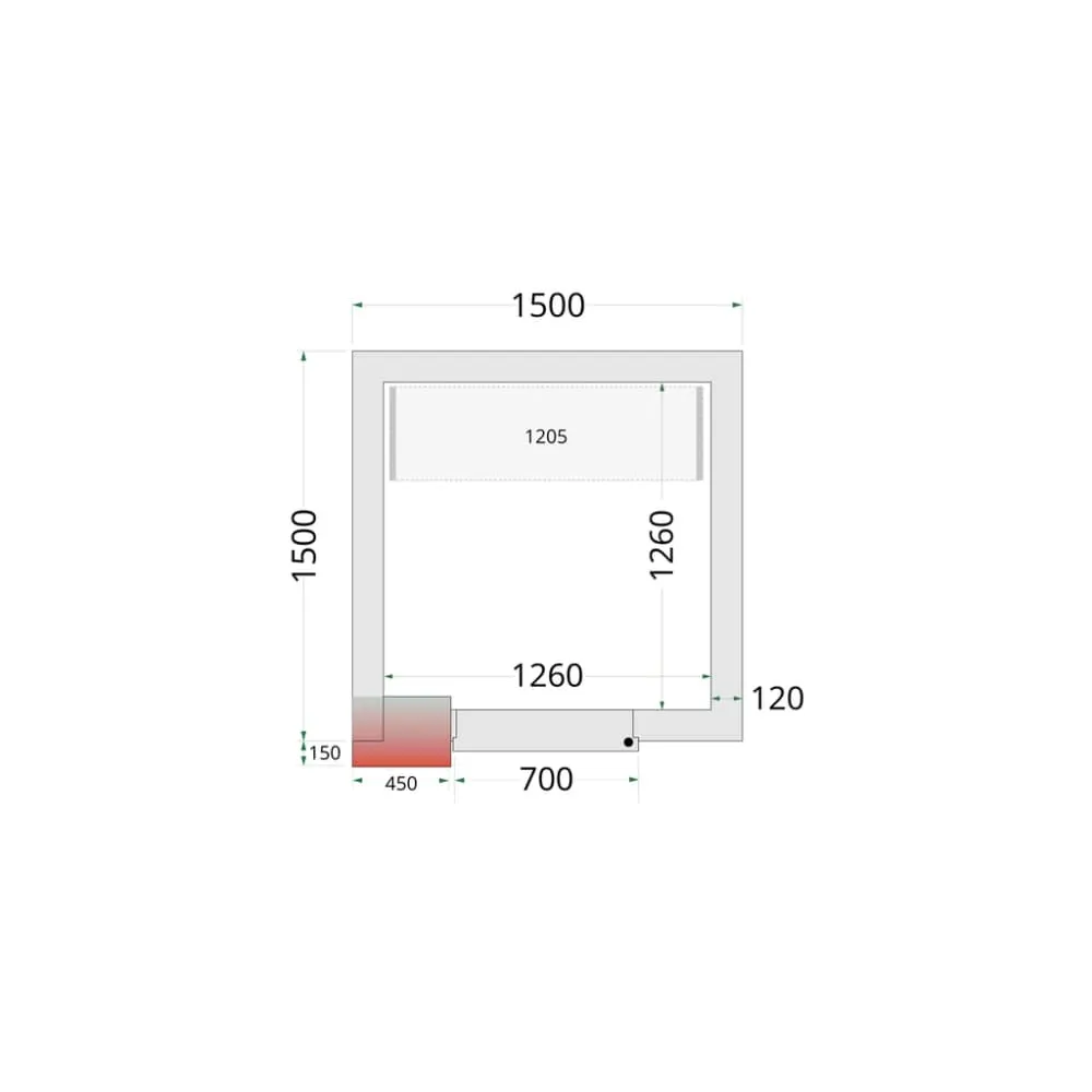 Modular shelving system TEFCOLD 45708