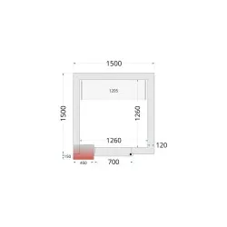 Modular shelving system TEFCOLD 45708