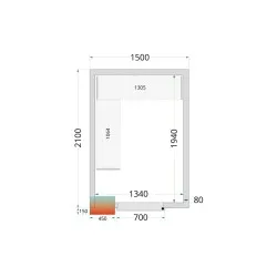 Modular shelving system TEFCOLD 45709