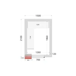 Modular shelving system TEFCOLD 45710