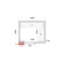 Modular shelving system TEFCOLD 45712