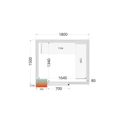 Modular shelving system TEFCOLD 45713