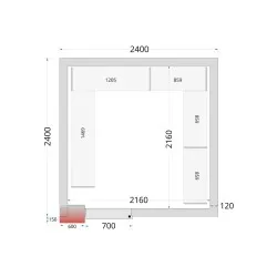 Modular shelving system TEFCOLD 45864