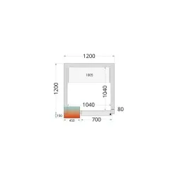 Modular shelving system TEFCOLD 46196