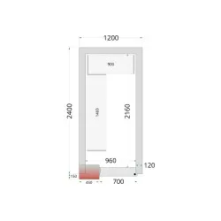 Modular shelving system TEFCOLD 46221