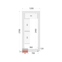 Modular shelving system TEFCOLD 46222