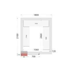 Modular shelving system TEFCOLD 46226