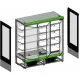 Impulse display cabinet TEFCOLD EXTRA2500CD