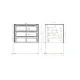 Confectionery showcase UNIS COOL CUBE-II-1000-STATIC