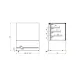 Confectionery showcase UNIS COOL CUBE-II-1000
