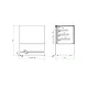 Confectionery showcase UNIS COOL CUBE-II-1500-GRABnGO