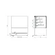 Confectionery showcase UNIS COOL CUBE-II-1500