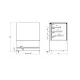 Confectionery showcase UNIS COOL CUBE-II-600