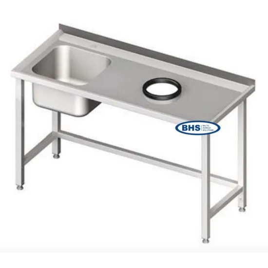 Table with Sink and Waste Space