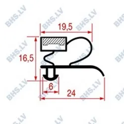 Snap-in gasket LF L3186089
