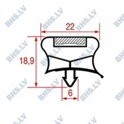 Snap-in door gasket LF L3786236