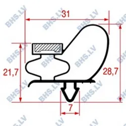 Snap-in gasket LF L3186670