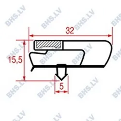 Snap-in gasket LF L3186661