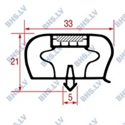Snap-in gasket LF L3786276