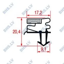 Snap-in gasket LF L3286193