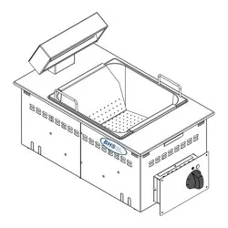 Built-in kitchen appliance Drop-in TECNOINOX 136034